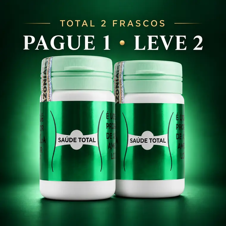Kit com 2 frascos de Saúde Total: pague 1, leve 2